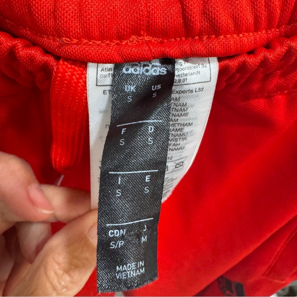 Adidas Tango Tape Club House Men's Red Sweatpants/Joggers Sz S Soccer Track Pant - Picture 8 of 11